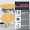 Newhouse Electric Box Cover, Floor Box Type, 1 Gang, Brass, Duplex Receptacle Cover Type 8150BR - alternate 3